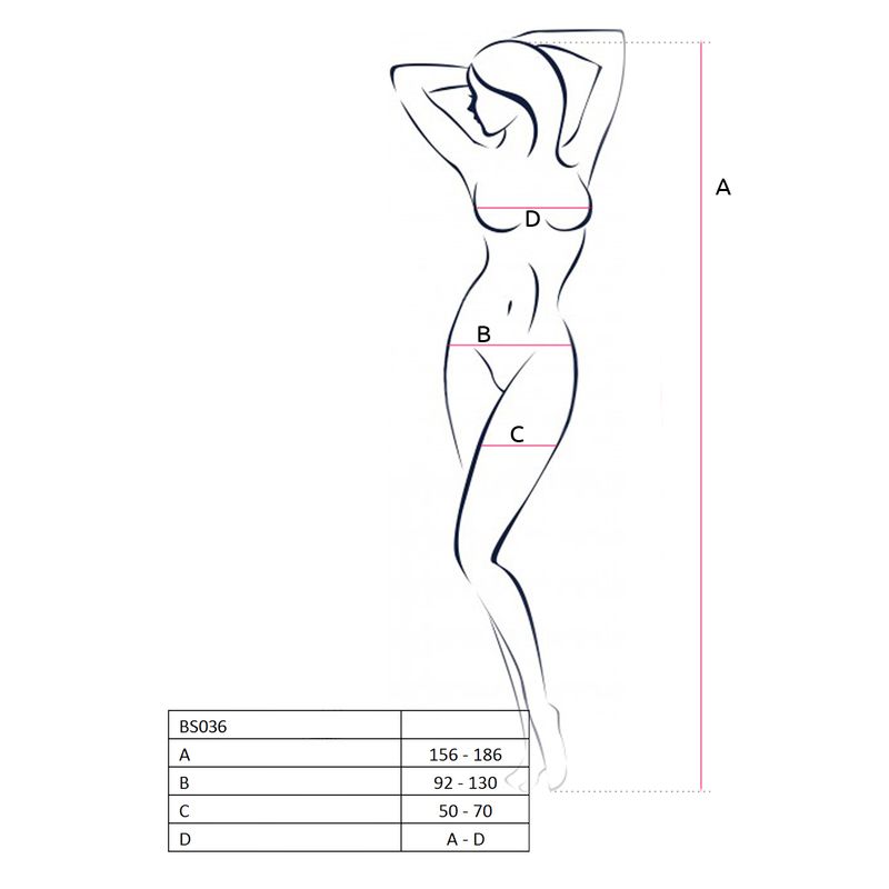 Passion Lingerie Bodysuit Bs036 Red