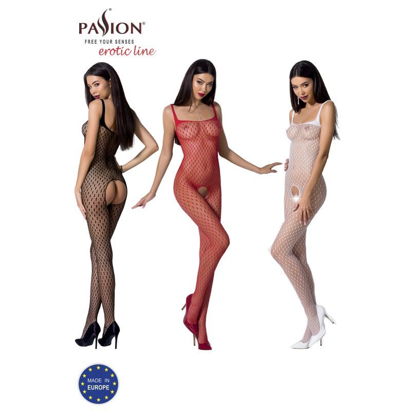 Passion Lingerie Bodystocking Bs071 White