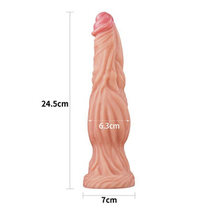 Lovetoy Nature Cock Dual Layer Huge Alien Silicone Dildo