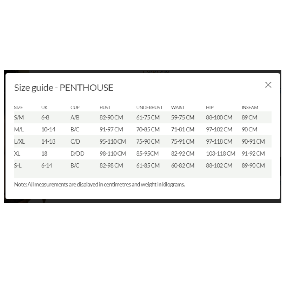 Penthouse Adore Me Panties
