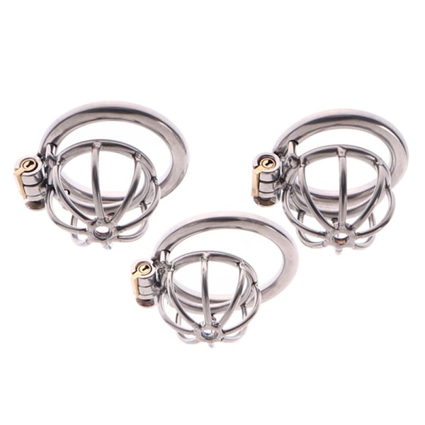 Stainless Steel Male Chastity Cage 50mm Ring