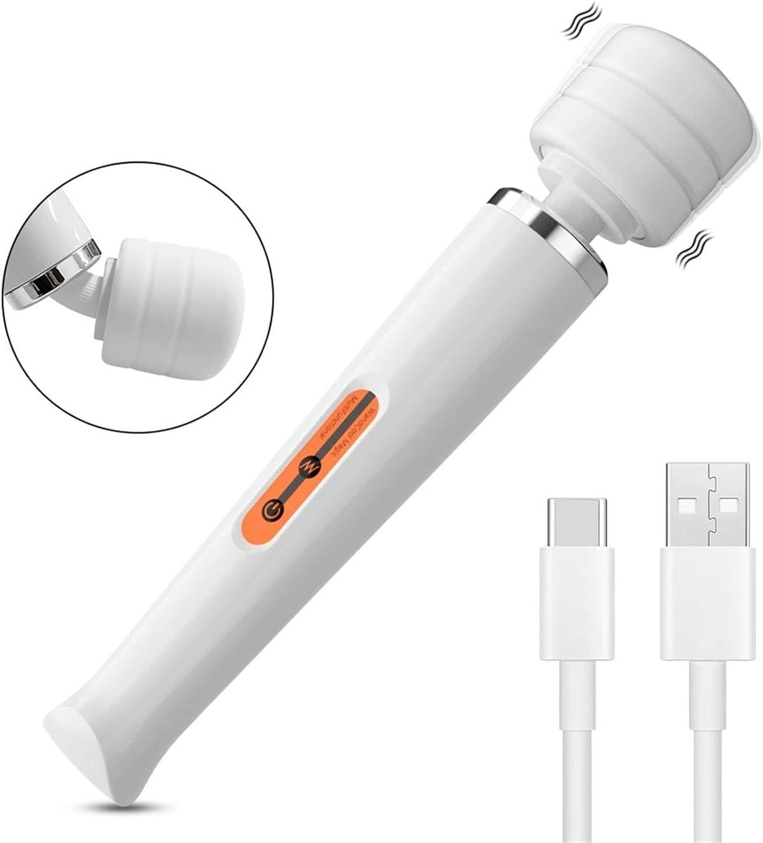 10-Speed Plug-In Wand Massager