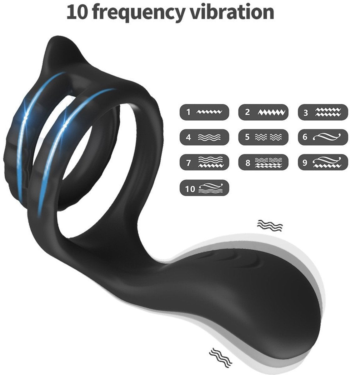 Vibrating Cock Ring & Ball Stretcher
