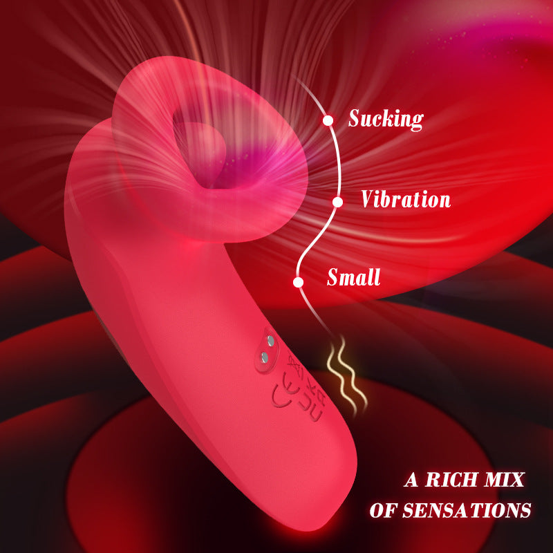 Tongue-Licking Suction Vibrator