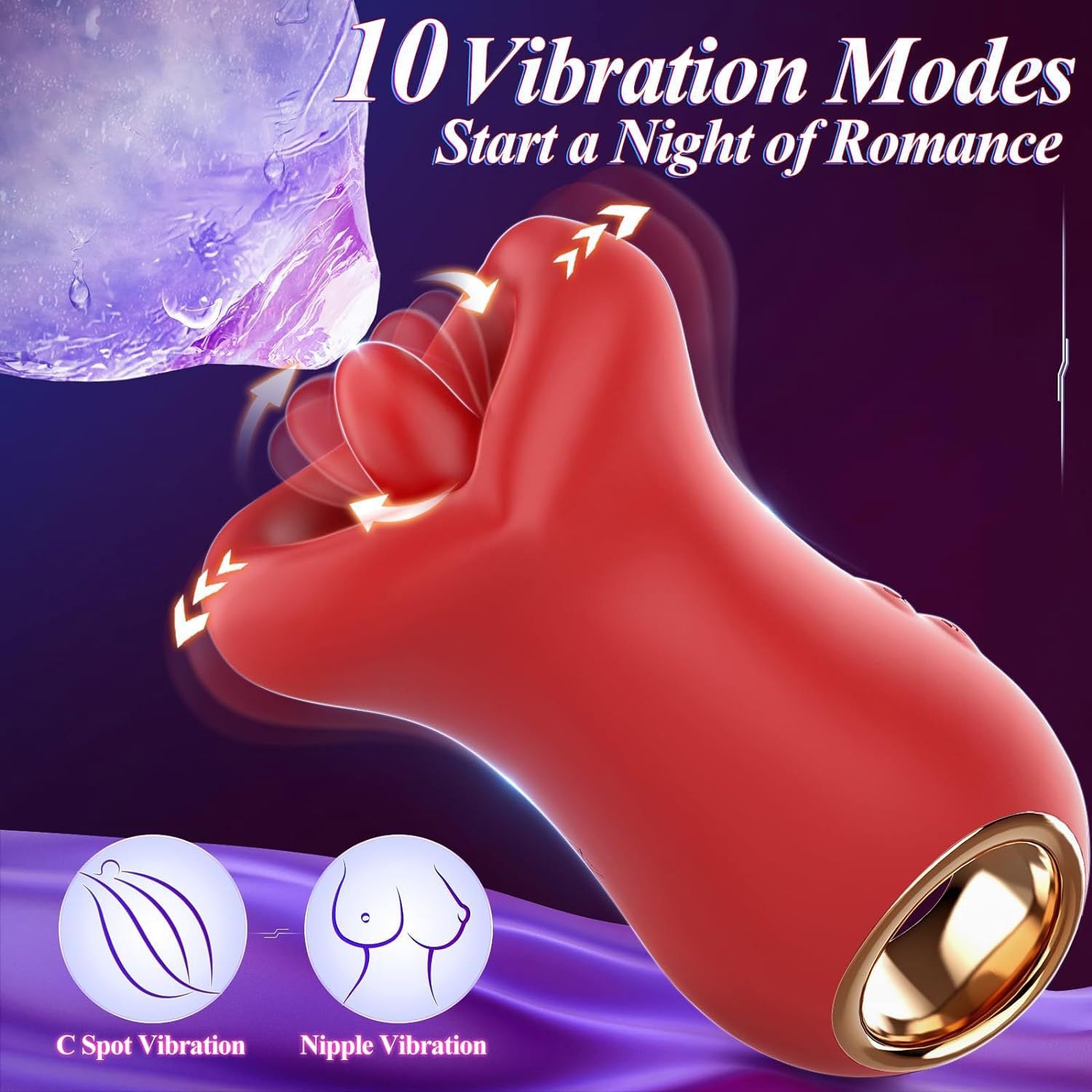 Luxurious Big Mouth Tongue-Licking Vibrator