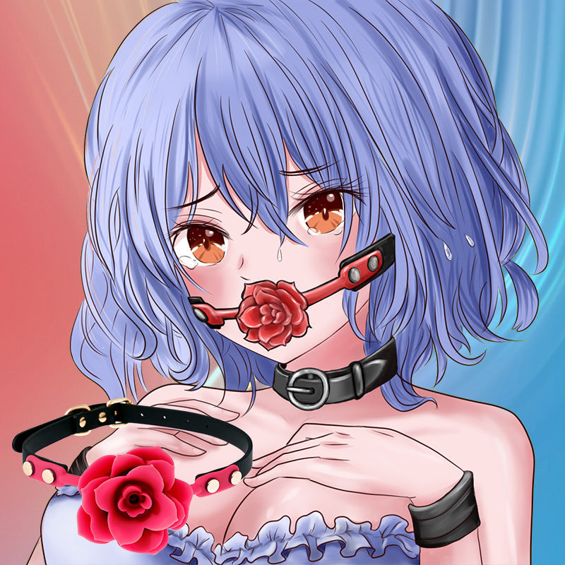 Silicone Rose Ball Gag