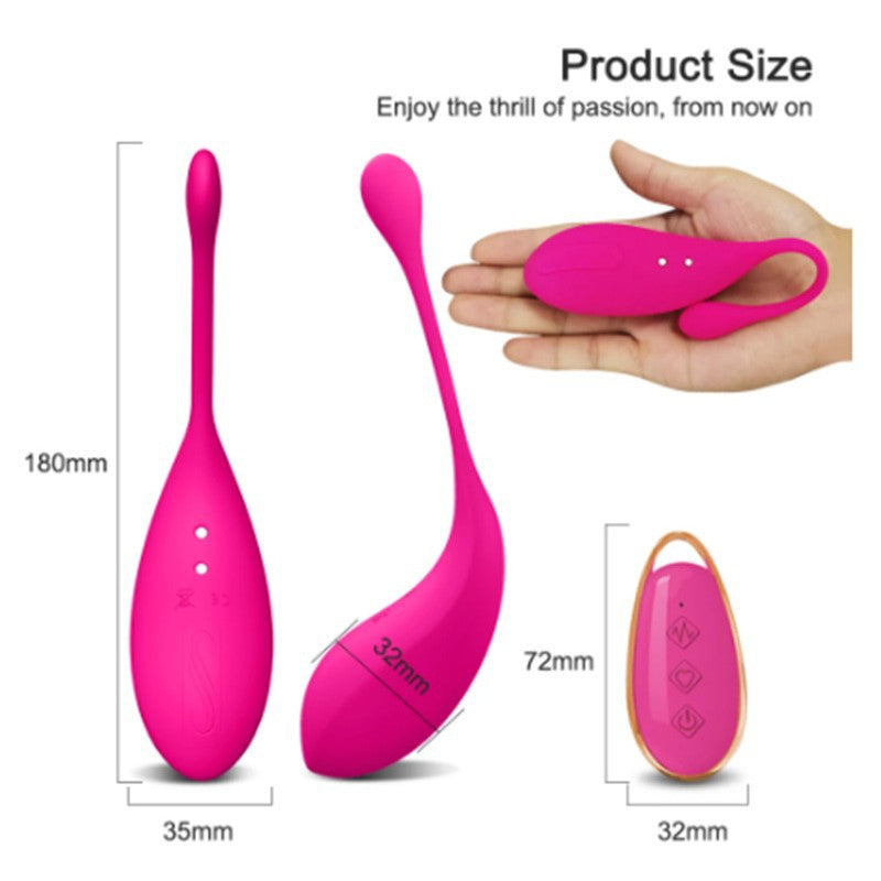 Silky Silicone Remote Control Vibrating Egg