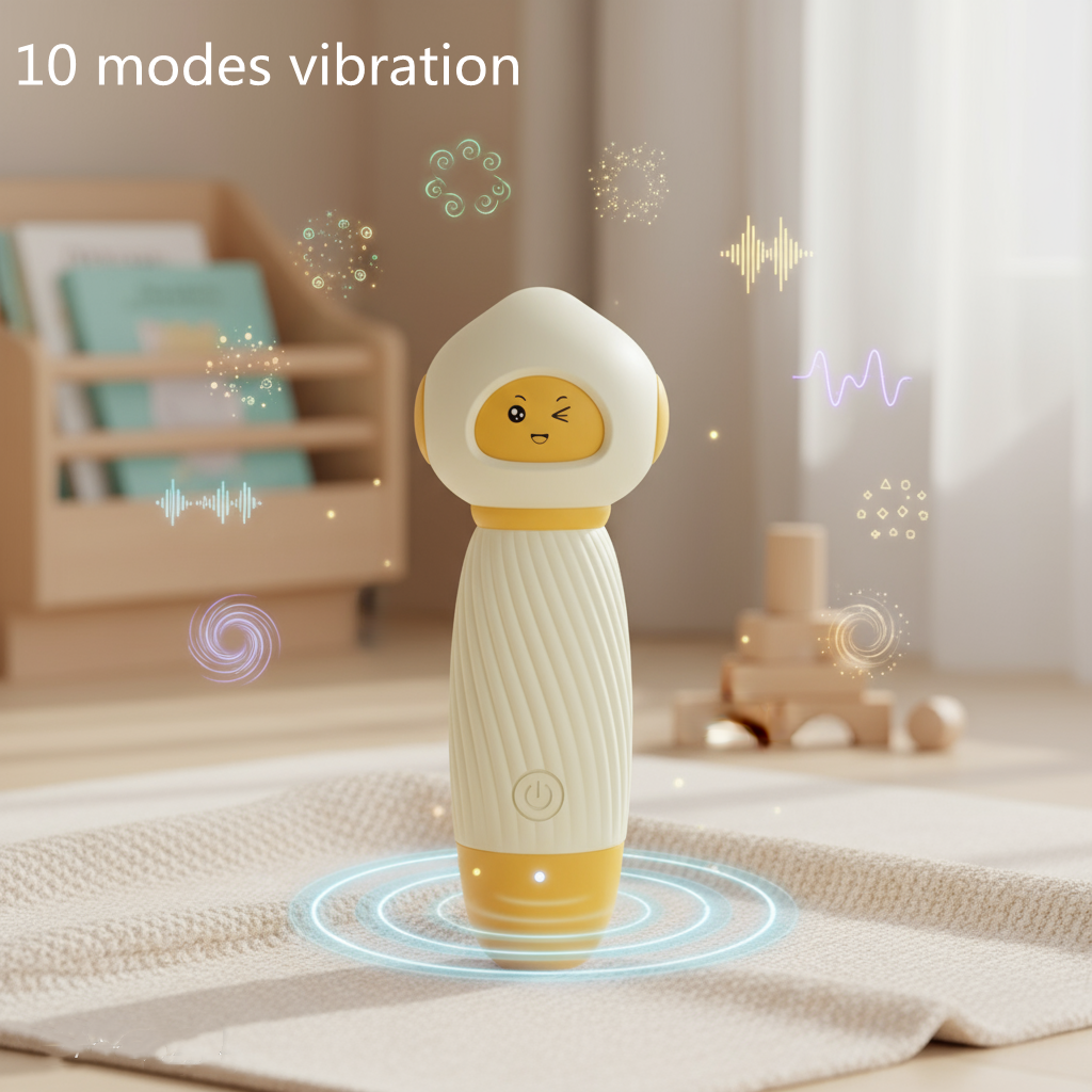 Yellow Mini Personal Massager Wand