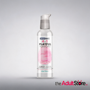 Swiss Navy Playful Flavours 4-in-1 Lubricant Cotton Candy 4Oz