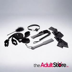 Strict Bed Restraint Bondage Kit Black