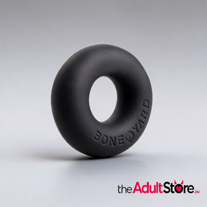 Boneyard Ultimate Silicone Cock Ring - Black