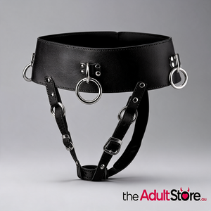 Strict Forced Orgasm Wand Holder Belt