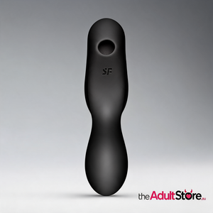 Satisfyer Curvy Trinity 2 Insertable Air Pulse Vibrator - Black
