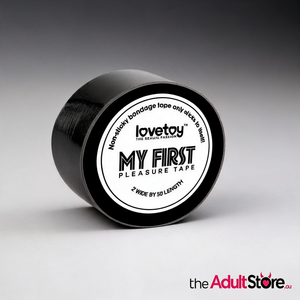 My First Non Sticky Bondage Tape - Black
