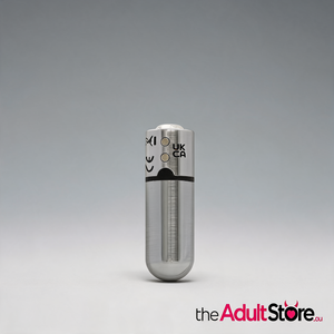 Power Bullet First Class 6Cm Rechargeable With Crystal - Silver