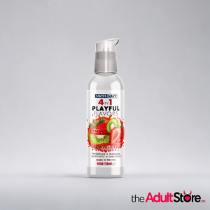 Swiss Navy Playful Flavours 4-in-1 Lubricant Strawberry Kiwi 4Oz