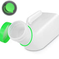 Urinal Bottle for Men, Glow-in-the-Dark 1000ml Pee Bottle for Travel & Incontinence Green
