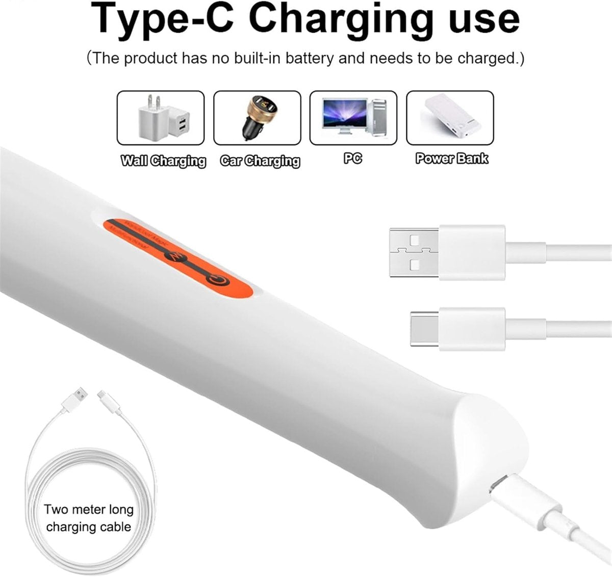 10-Speed Plug-In Wand Massager - White