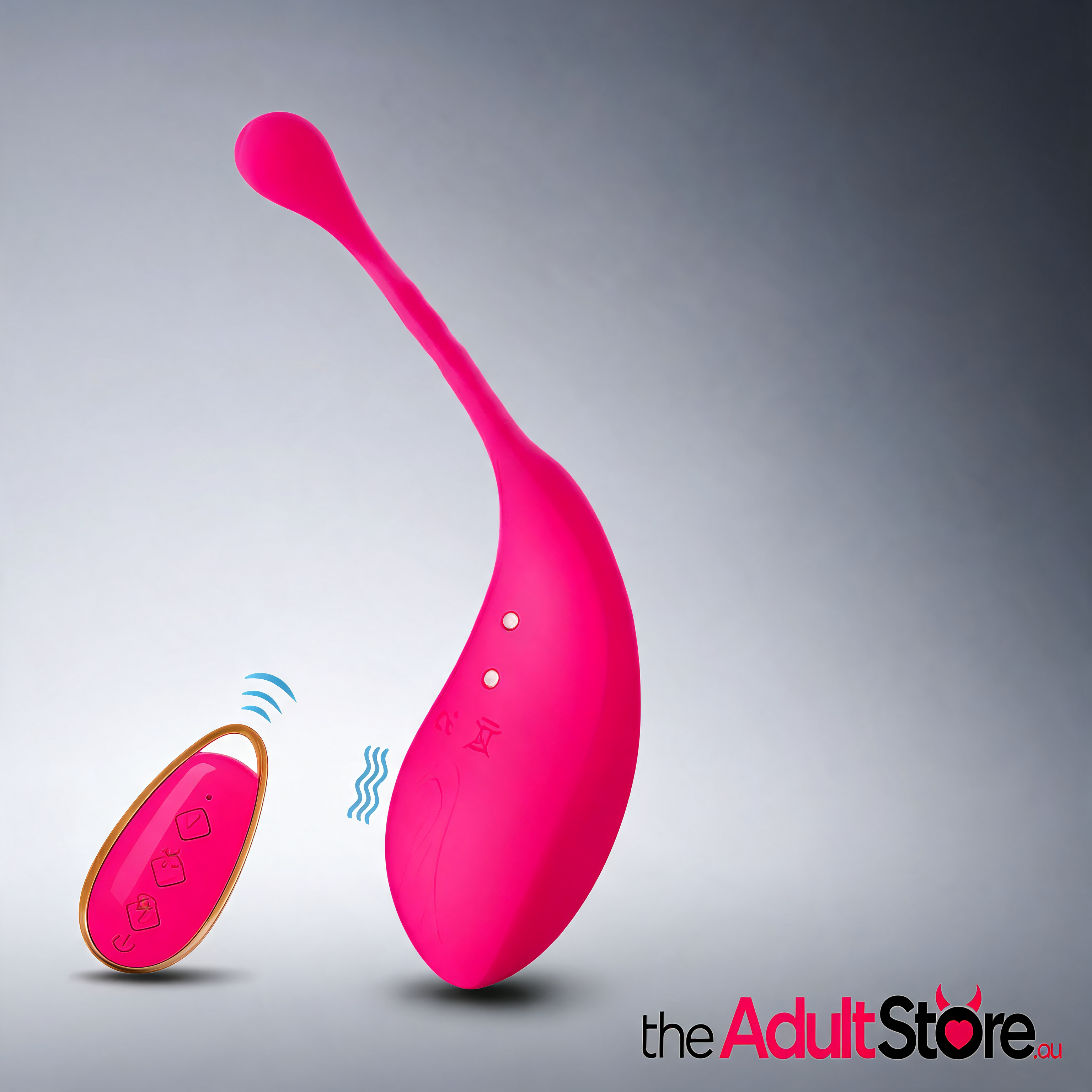 Silky Silicone Remote Control Vibrating Egg - Pink