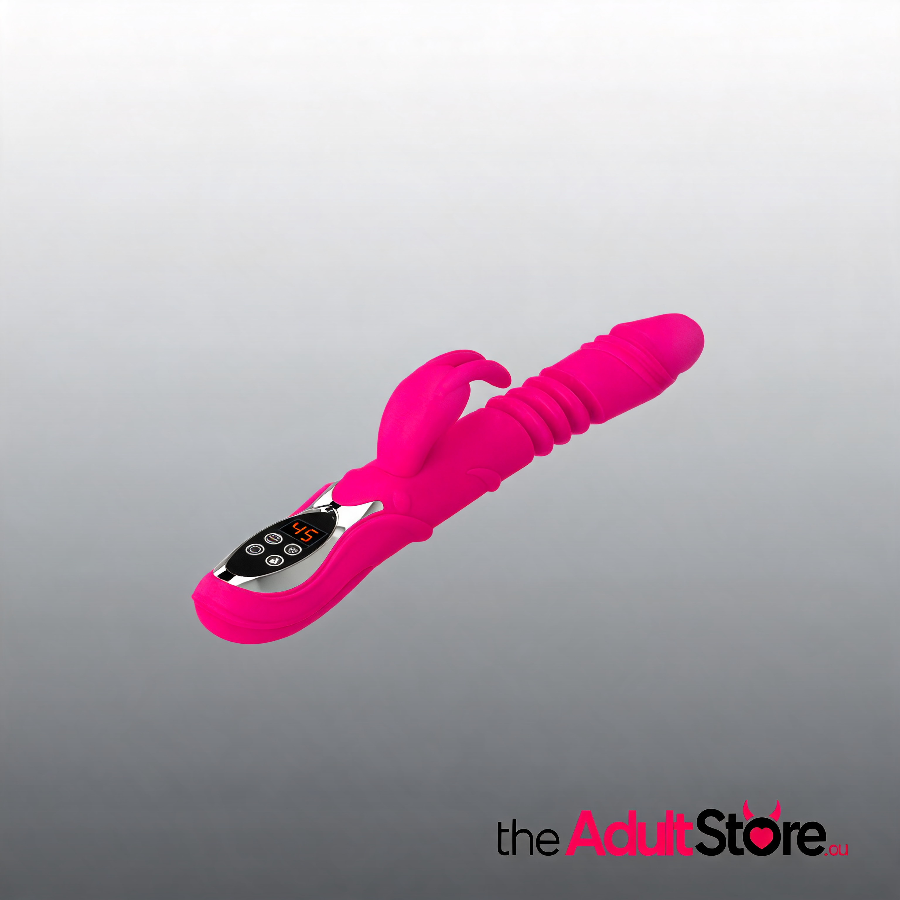 Ultimate G-Spot & Clitoral Rabbit Vibrator - Rose Red