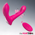 Wearable Vibrating Stimulator With Remote - Pink