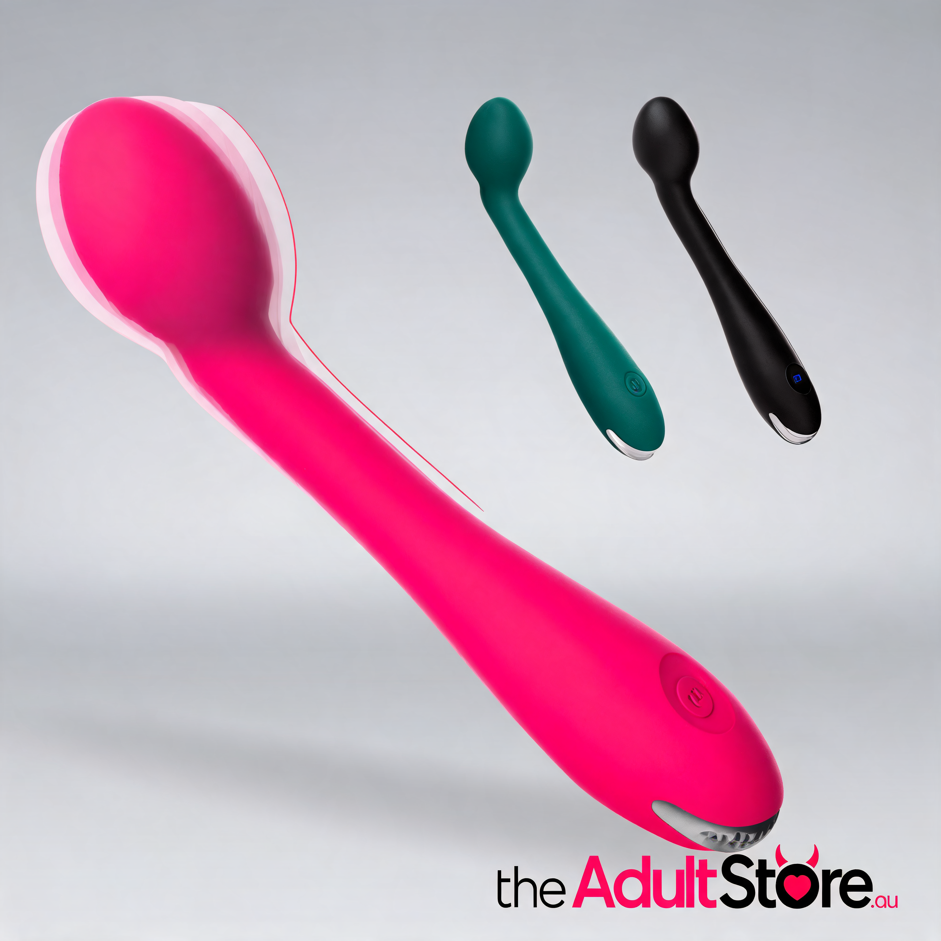 G-Spot Vibrator With 12 Vibration Modes - Rose Red