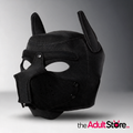 Playful Puppy Hood Mask - Black
