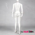 Full Body PU Leather Bondage Restraint Set - White