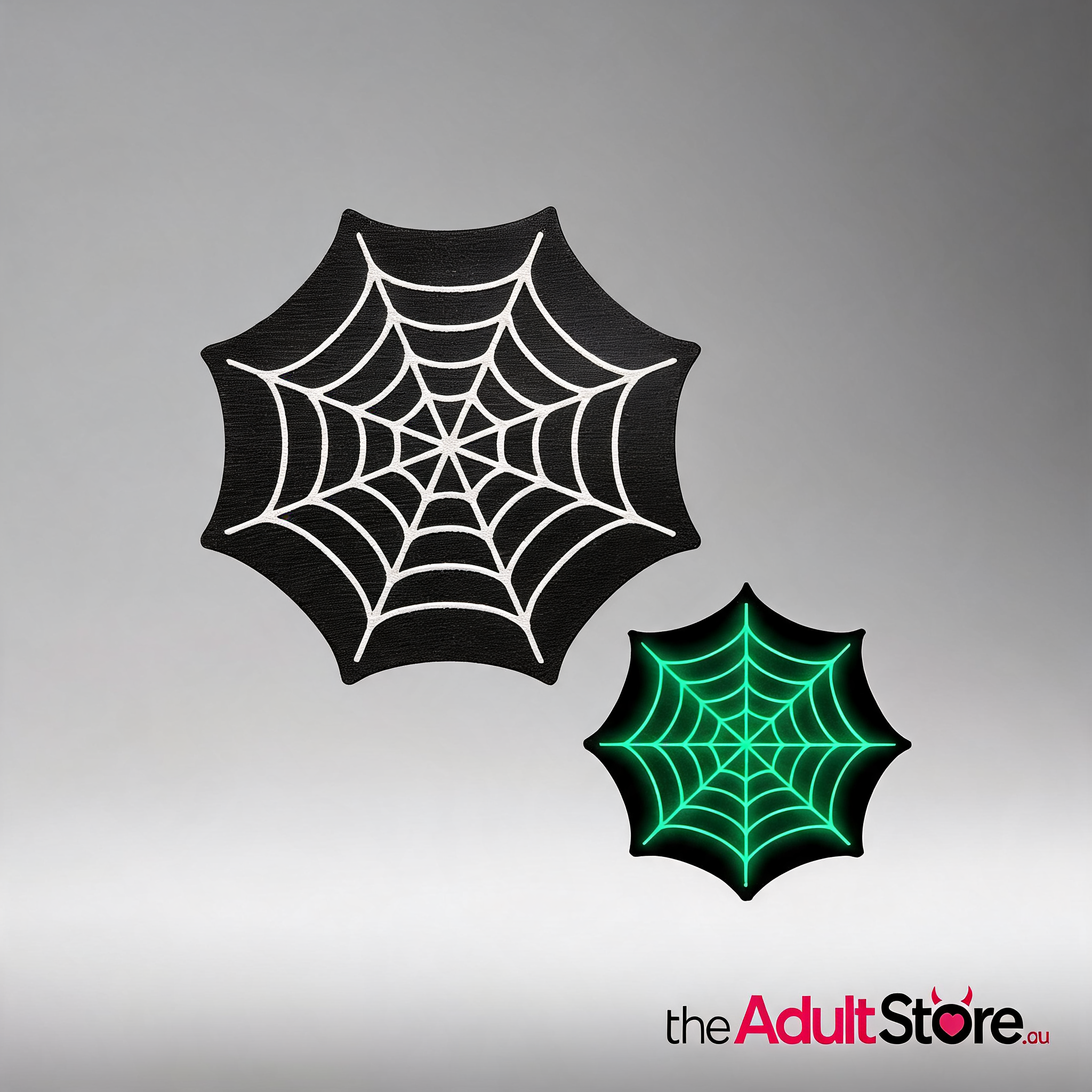 Peekaboo Pasties Glow In The Dark Webs