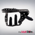 Strict Double Penetration Strap On Harness