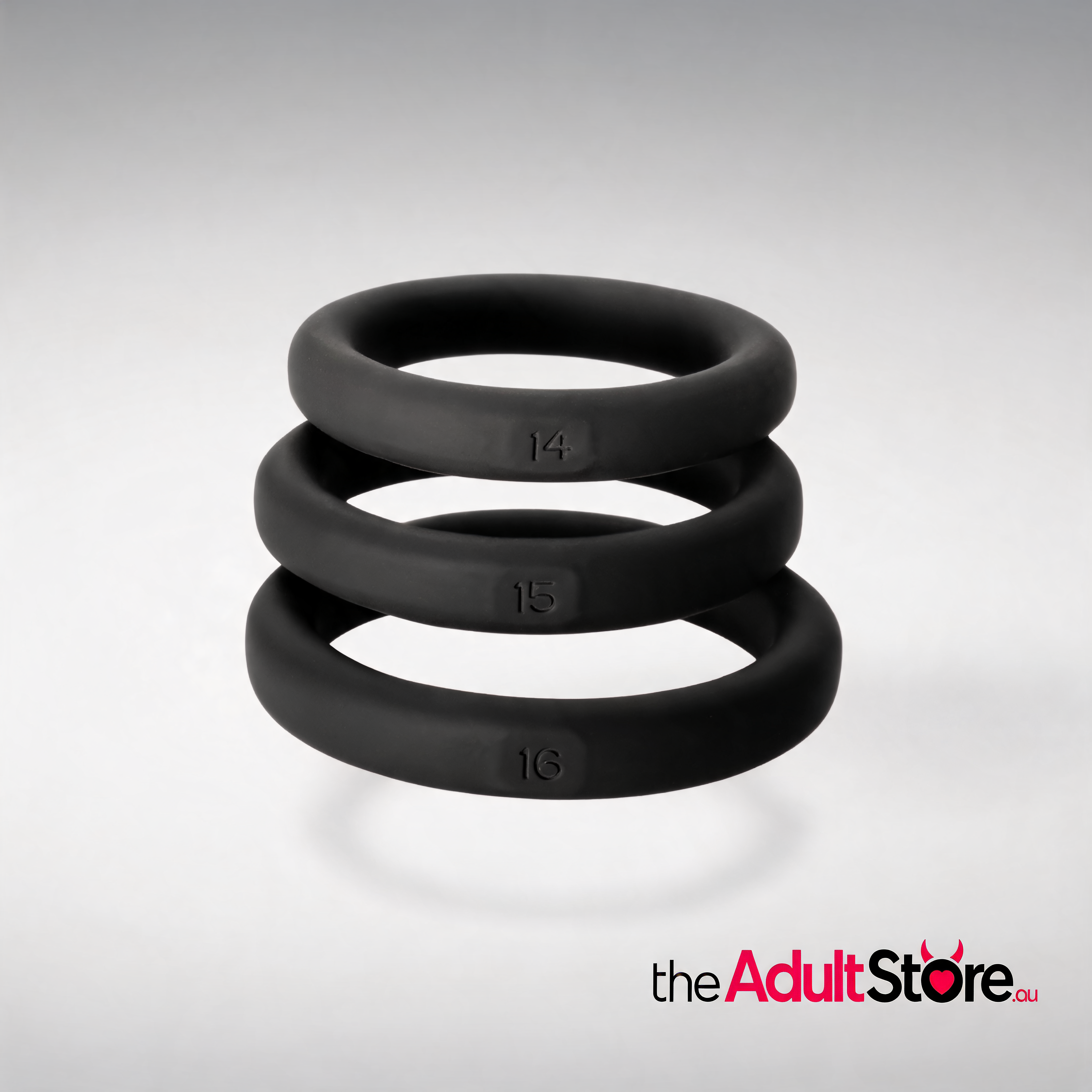 Perfectfit Xact-Fit Silicone Rings Medium 3 Kit