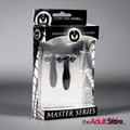 Master Series Silicone Cum Thru Barbell Penis Plug