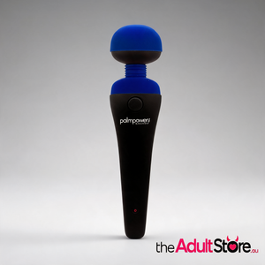 Palmpower Massage Wand Rechargeable Waterproof Blue