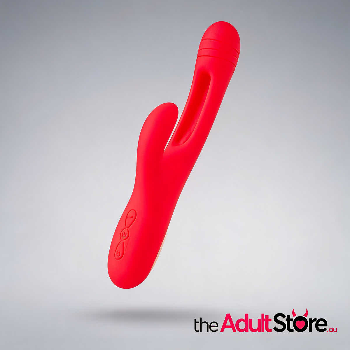 Jos Patti Moving Tongue Rabbit Vibrator Red