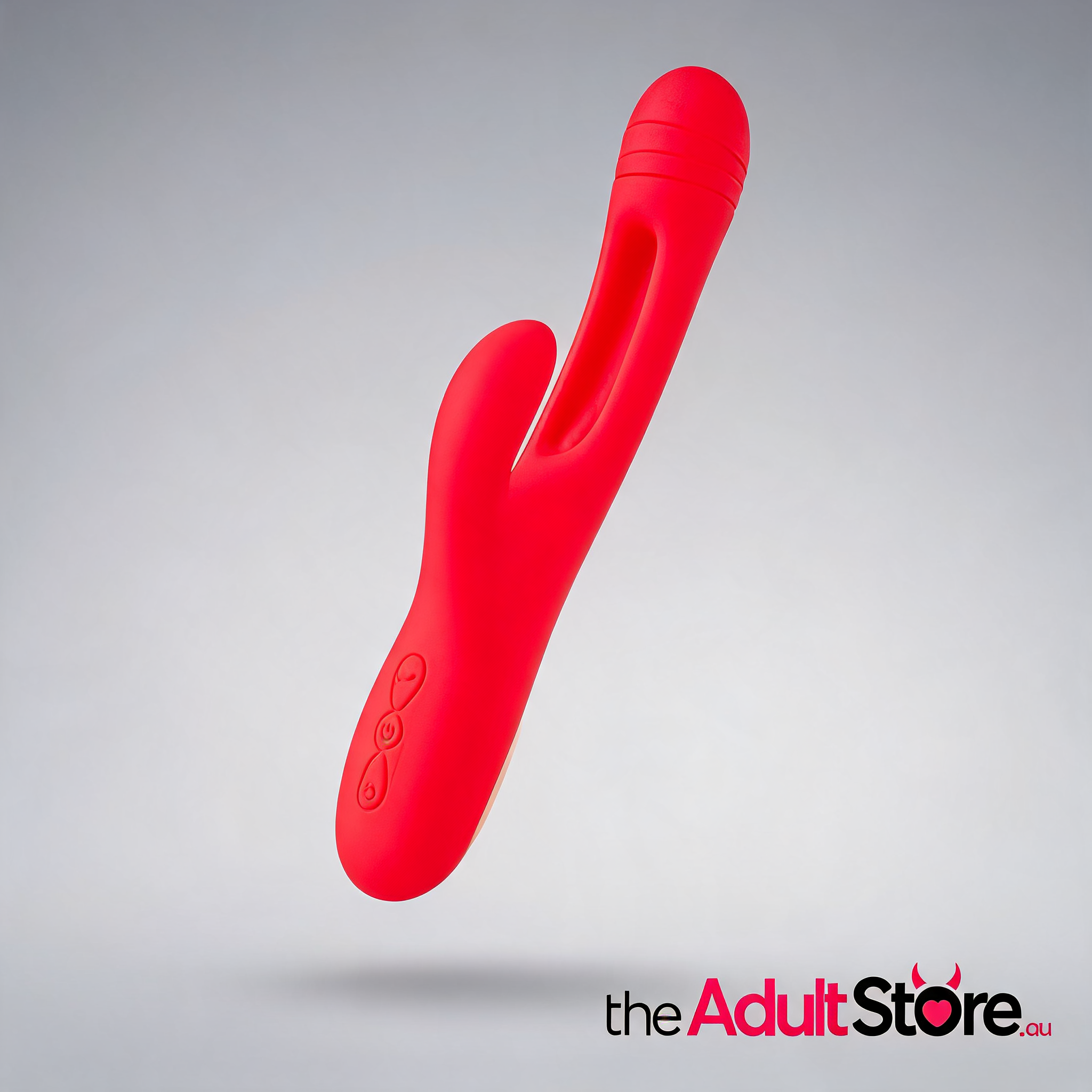 Jos Patti Moving Tongue Rabbit Vibrator Red