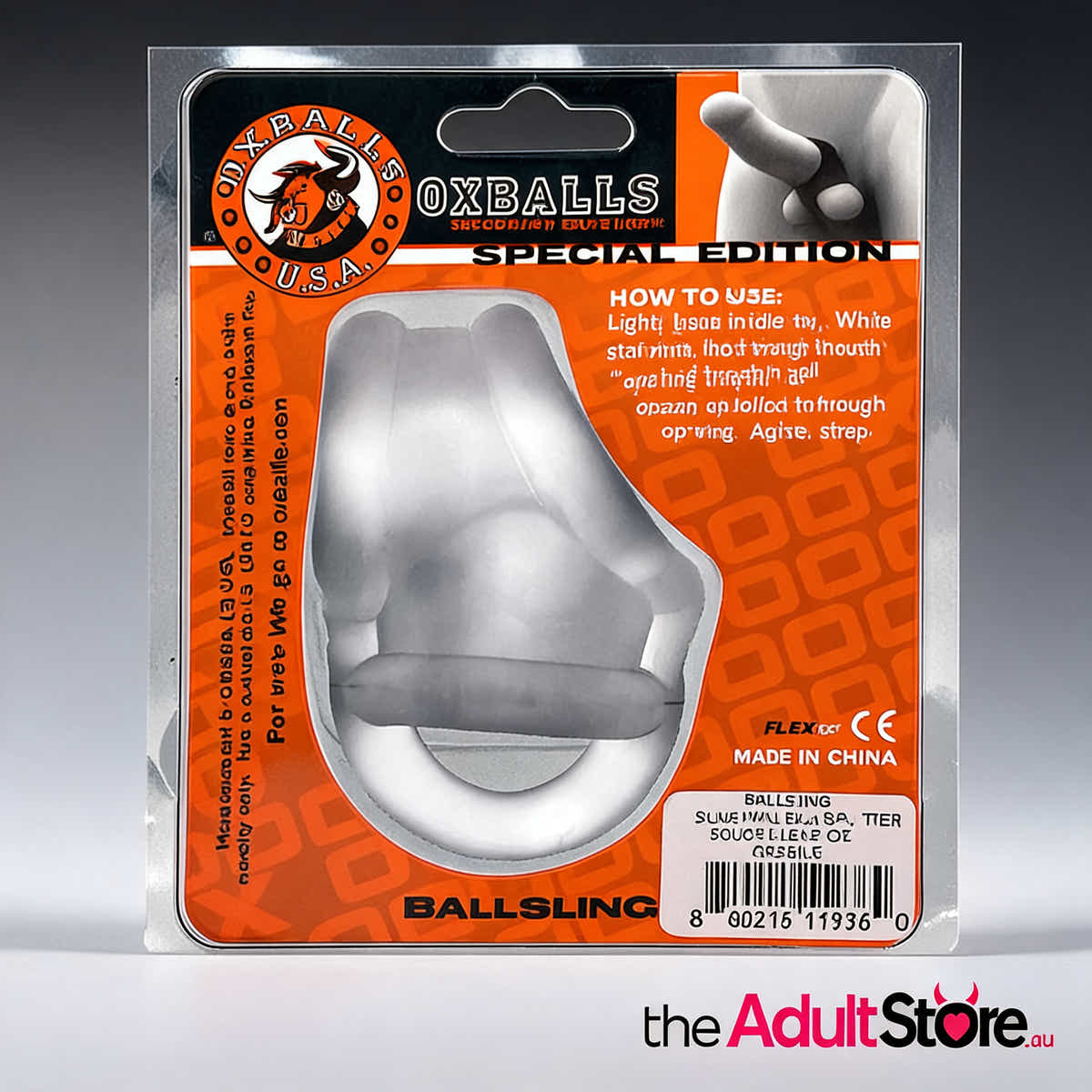 Oxballs Ballsling Split Sling Clear Ice