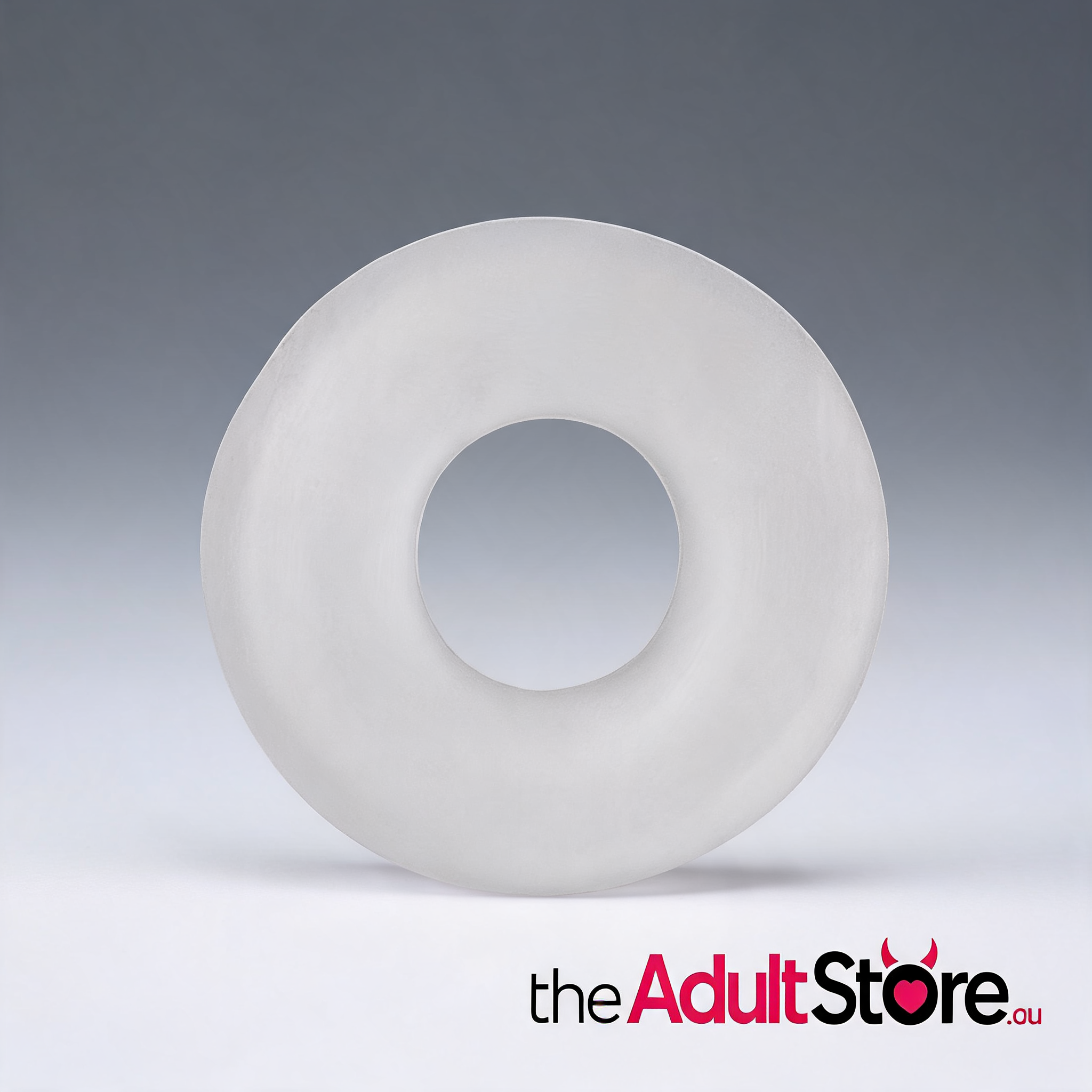 Silicone Donut Cushion Clear For Pump Cylinder 1.35In 1.75In Dia - Large