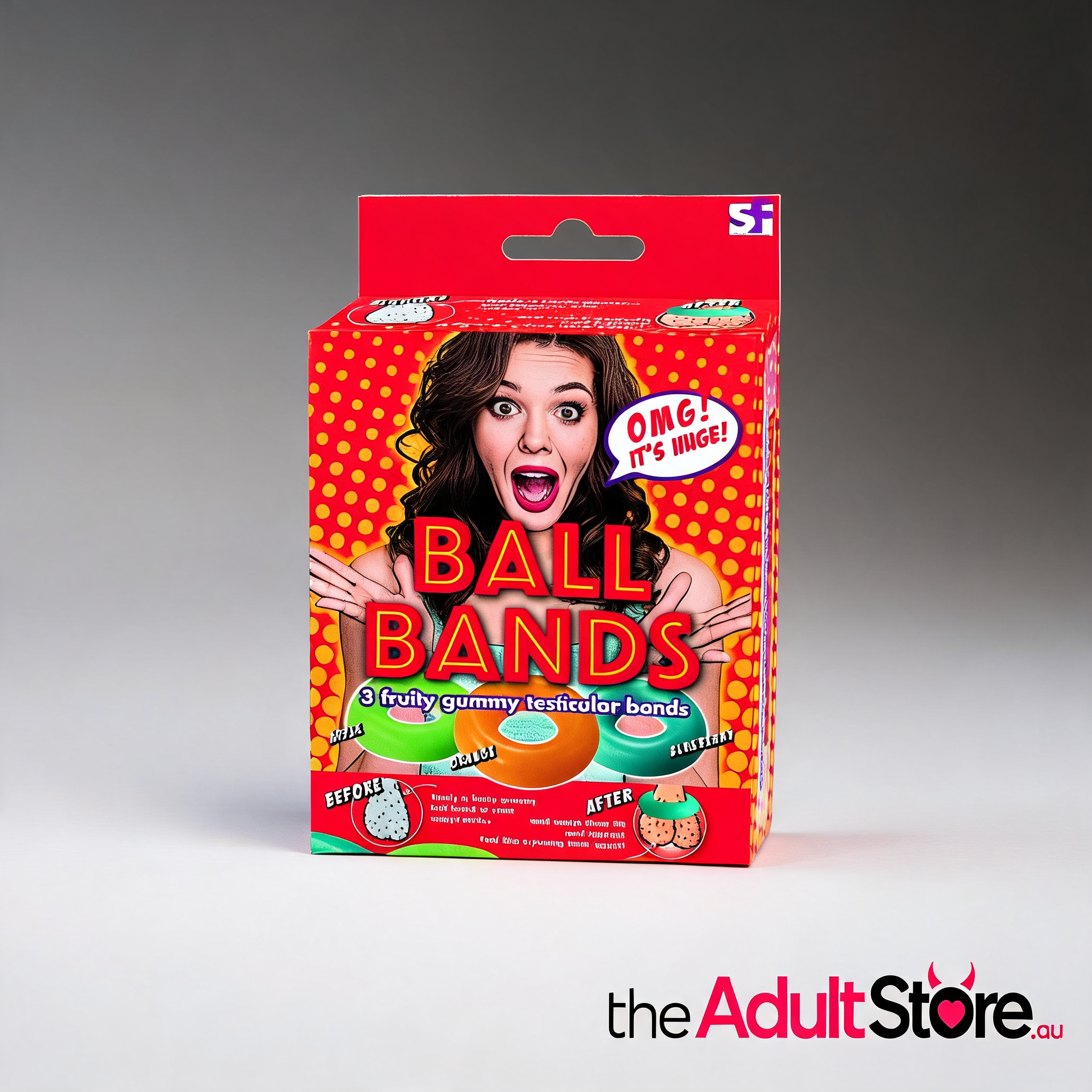 Hott Products Ball Bands Gummy Cock Ring