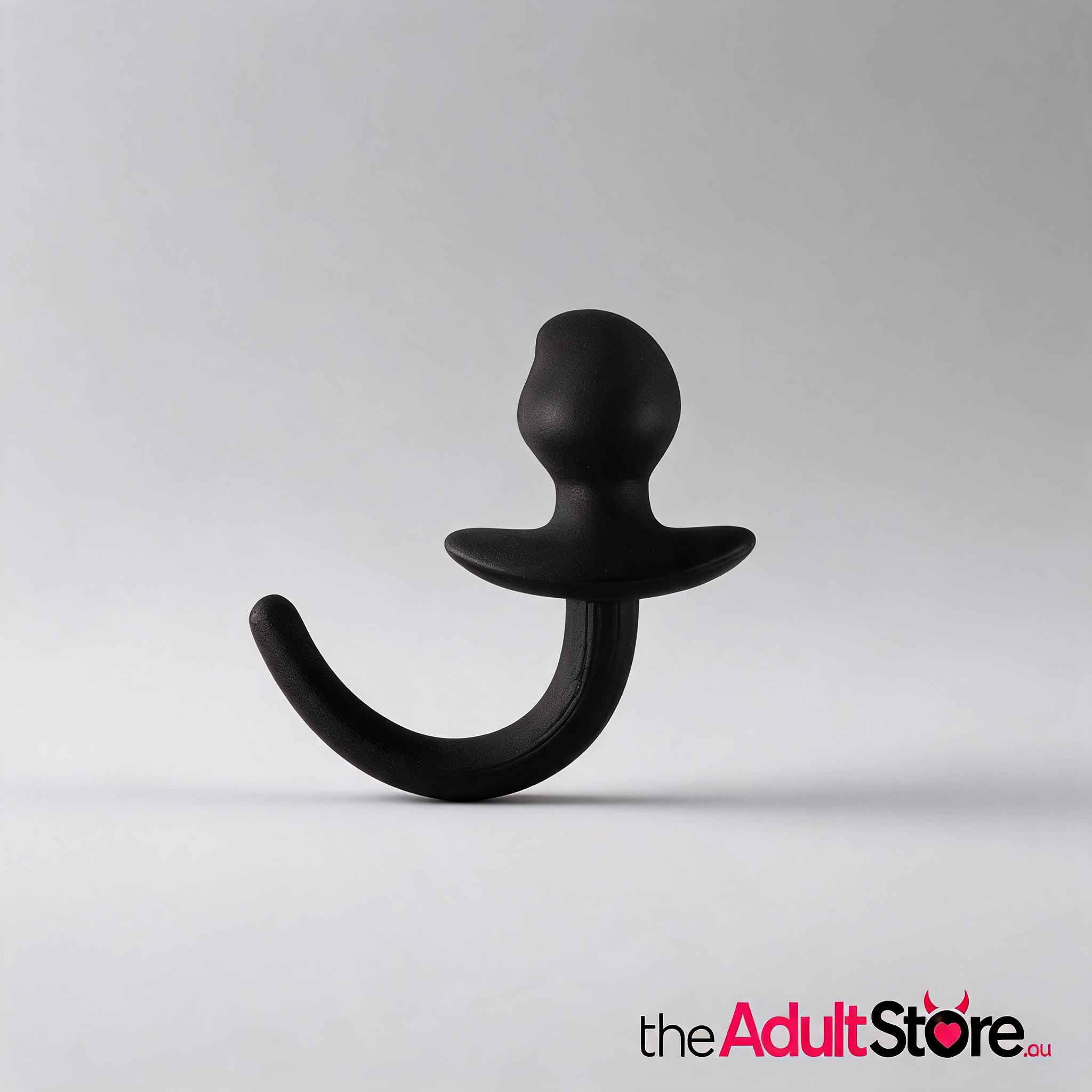 Brutus Woof Hyper Soft Silicone Puppy Tail Plug Black