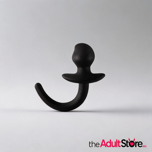 Brutus Woof Hyper Soft Silicone Puppy Tail Plug Black