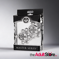 Master Series Rings Fire Stainless Steel Nipple Press Set