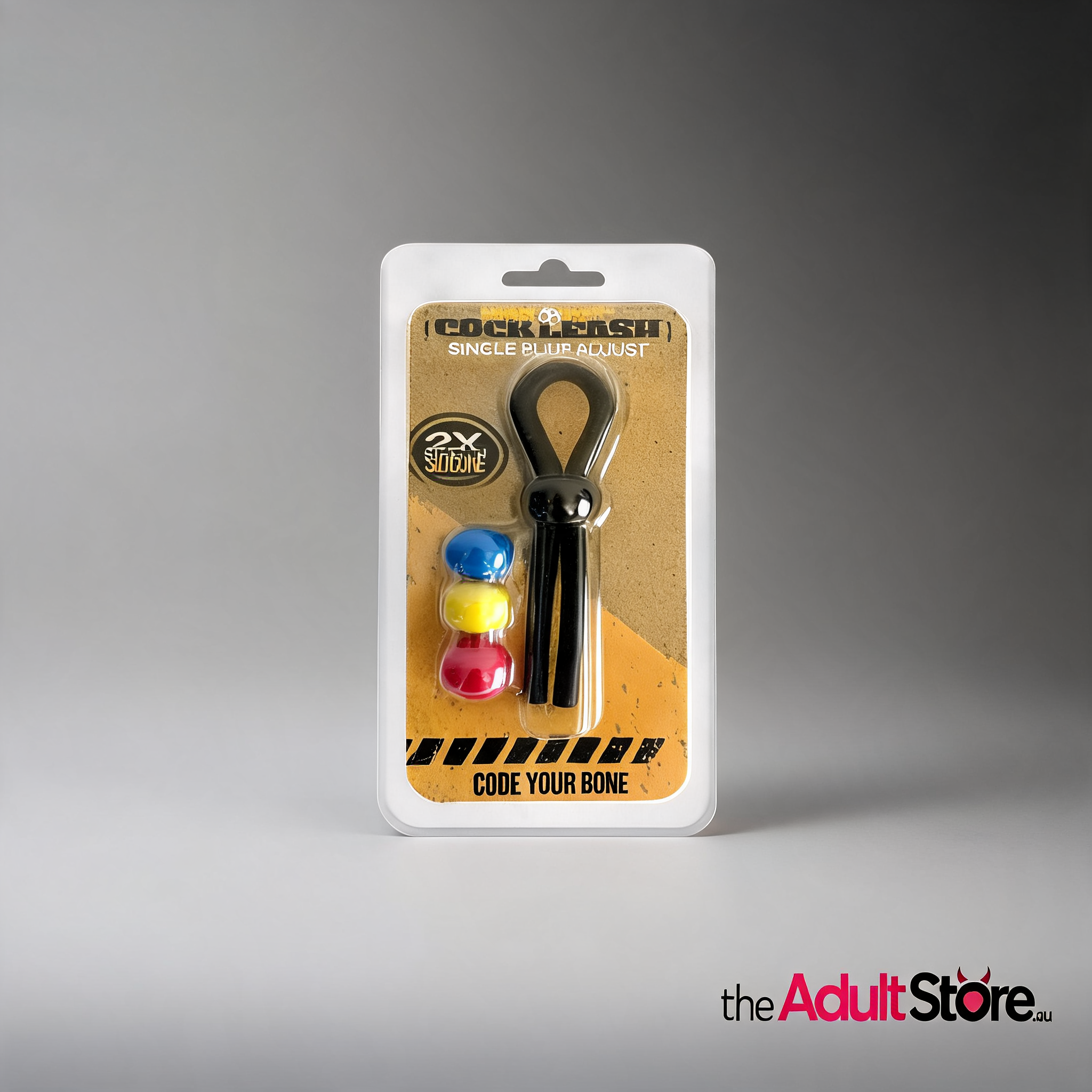 Boneyard Cock Leash Single Black