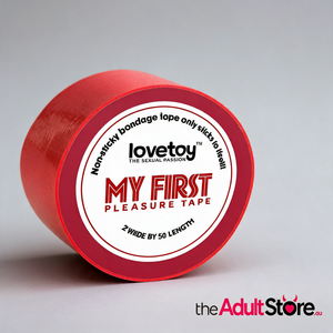 My First Non Sticky Bondage Tape - Red
