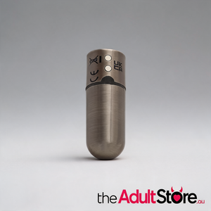 Power Bullet First Class 6Cm Rechargeable With Crystal - Gun Metal