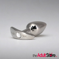 Pillow Talk Sneaky Stainless Steel Anal Plug With Crystal