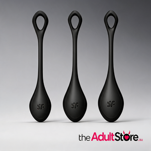 Satisfyer Yoni Power Balls 2 Black 3 Pc Set