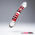 Sexus Glass Dildo Red Delight 19Cm