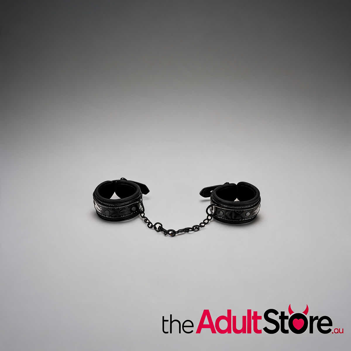 Whip Smart Diamond Handcuffs - Black