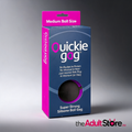 Quickie Gag Medium Ball Black