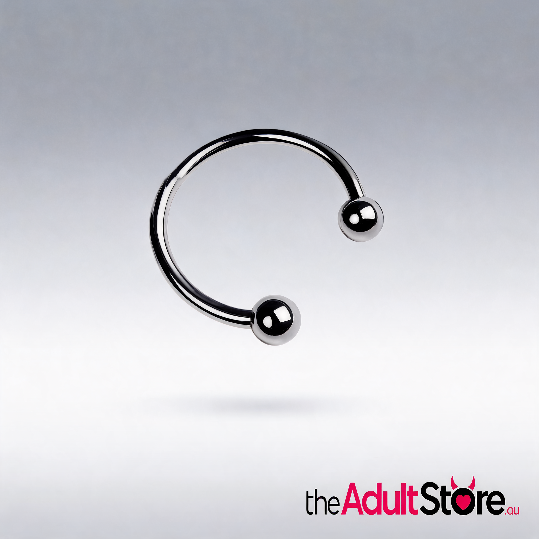 Metal Silver 30Mm Penis Erection Ring